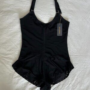 Women's Body Suit Tummy Control Bottom Lifter Open Body Shaper Bust 2XL